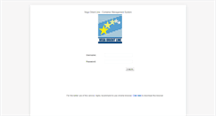 Desktop Screenshot of cms.vegaorient.com